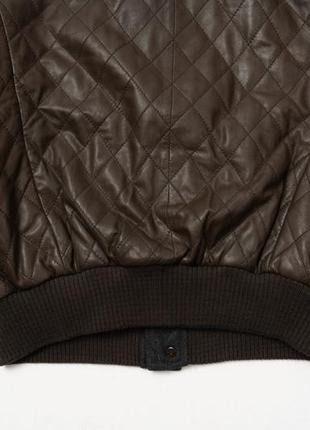 Gallotti leather jacket  чоловіча шкіряна куртка7 фото