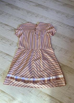 Красивое легкое платье для девочки 14р 164см burberry4 фото