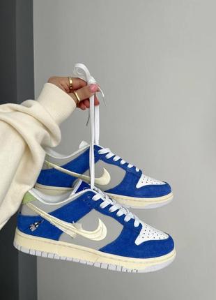 Fly streetwear x nike sb J23 low pro 'gardenia' кроссовки женские замшевые