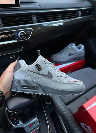 Мужские кроссовки nike air max 90 surplus gray м