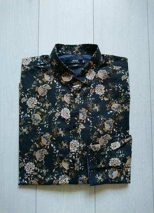 Рубашка на длинный рукав indigo