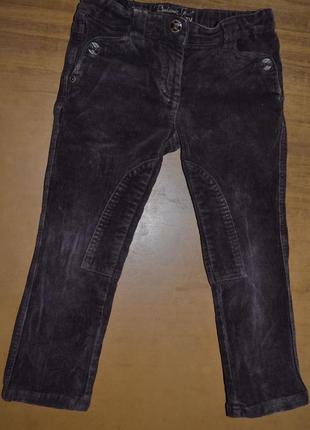 Трендові вельветові джинси/брюки/штани cyrillos кольору темного шоколаду