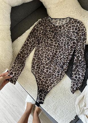 Боди  тигровый , новый