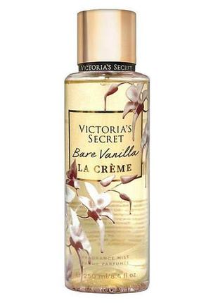 Парфюмированный спрей для тела victoria secret bare vanilla la crema 250 мл