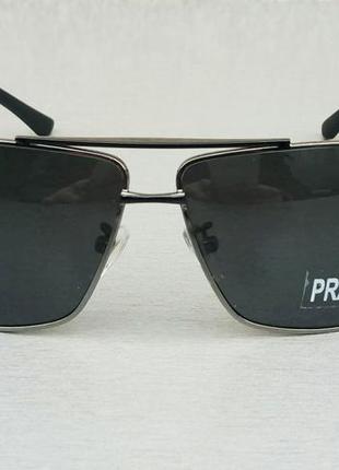 Prada окуляри чоловічі сонцезахисні чорні поляризированые2 фото