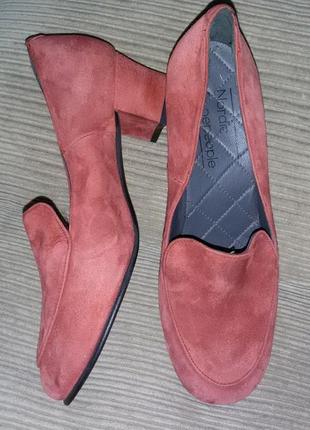 Чудові замшеві туфлі  nordic shoepeople ,іспанія розмір 37 (23,7 см)3 фото