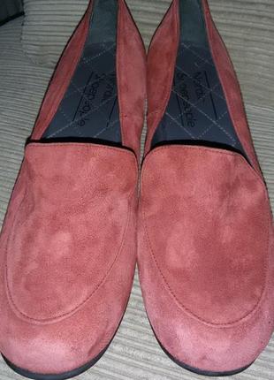 Чудові замшеві туфлі  nordic shoepeople ,іспанія розмір 37 (23,7 см)5 фото