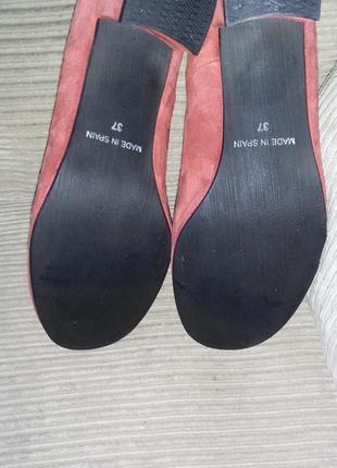 Чудові замшеві туфлі  nordic shoepeople ,іспанія розмір 37 (23,7 см)9 фото