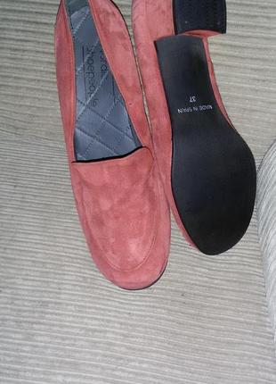 Чудові замшеві туфлі  nordic shoepeople ,іспанія розмір 37 (23,7 см)10 фото