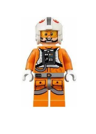 Человечки звездные войны конструктор лего - минифигурка пилот повстанцев