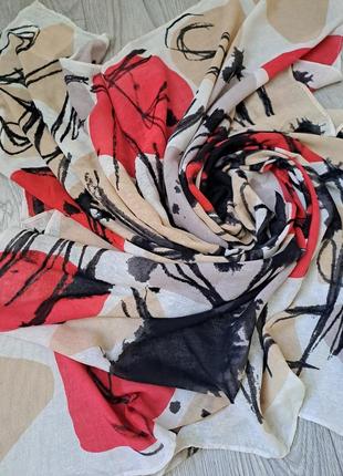Шелковый шарф платок бренда designers remix charlotte eskildsen