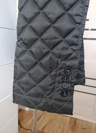 Пиджак жакет куртка стёганая из непромокаемой плотной ткани5 фото
