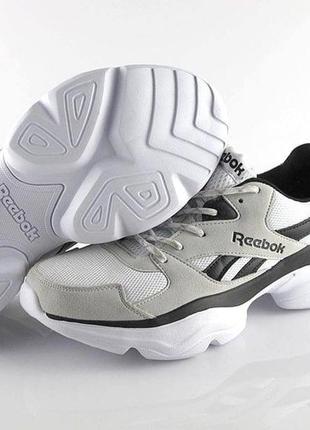 Серые стильные и качественные кроссовки reebok2 фото