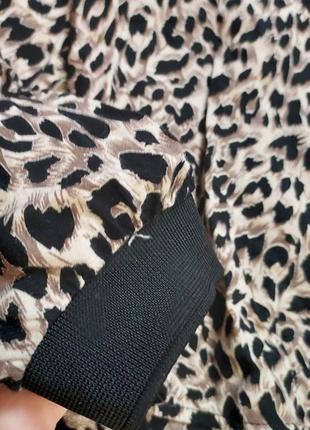 Блуза в леопардовий принт блузка леопард3 фото