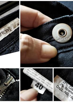 Джинсові шорти m town чорні джинсові довгі шорти4 фото