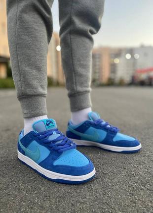 Кроссовки nike sb dunk raspberry blue