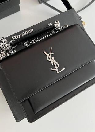 Сумка ysl чёрная исл