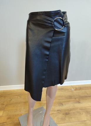 Юбка из натуральной кожи