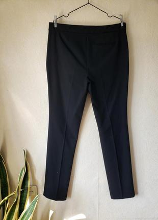Черные зауженные брюки с карманами mark's end spencer на высокий рост  14 uk4 фото
