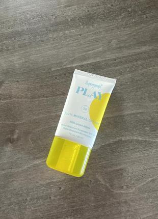 Солнцезащитный лосьон supergoop! play 100% mineral lotion spf 30 with green algae