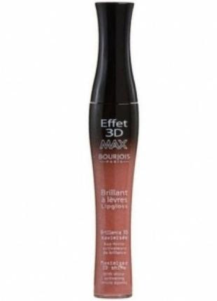 Bourjois make up effet 3d max блеск для губ №68 brun etincelant/блестящая карамель