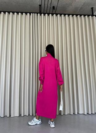 Оверсайз платье вязаное долгое