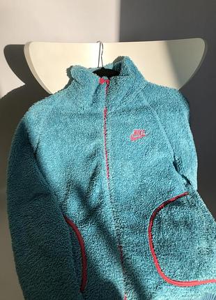 Витажный флисовый свитер nike в идеальном колорвее 🤤