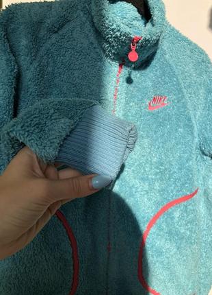 Вітажний флісовий светр nike в ідеальному колорвеї 🤤8 фото