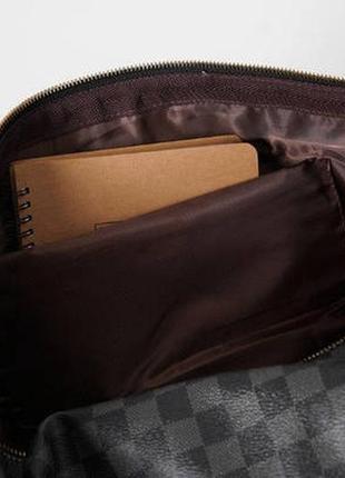 Качественная дорожная сумка для ручной клади в самолет, поезд. сумка для вещей мужская коричневая6 фото