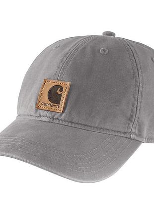 Кепка carhartt men's canvas cap сіра оригінал