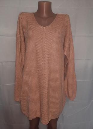 Свитер-туника, размер xl