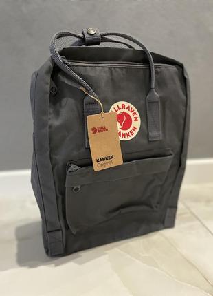 Рюкзак fjallraven kanken сірий оригінал3 фото