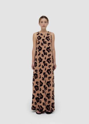 Плаття максі з леопардовим принтом 10k apparel