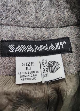 Оригинальный актуальный двубортовый блейзер, пиджак, жакет на пуговицах, с плечичками savanna.7 фото