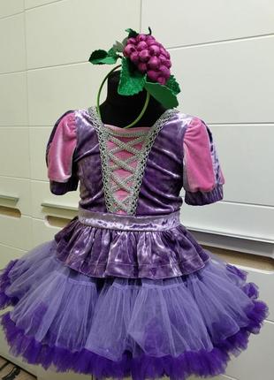 Топ для костюма ягодки, костюма цветочка, костюма рапунцель.