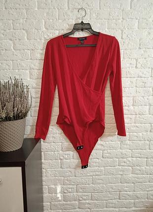 Фирменная трикотажная блуза боди