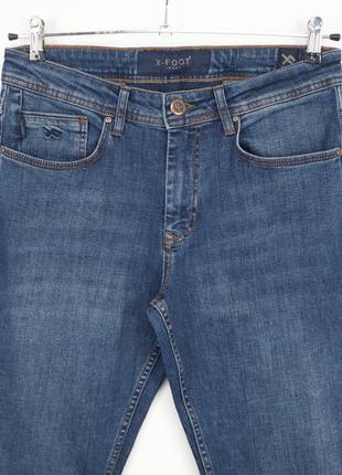 Мужские джинсы темносиные родео демисезонные прямые x-foot l354 фото