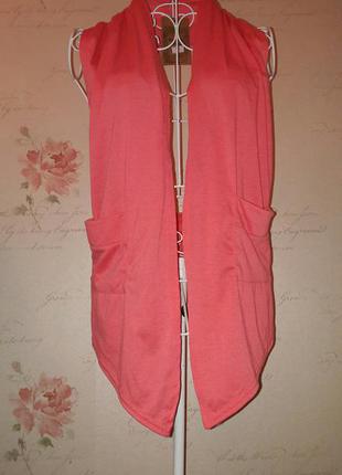 Стильна легка жилетка з трикотажу,нова