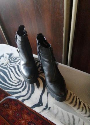 Шкіряні черевички з утепленням1 фото