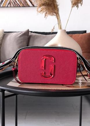 Женская сумка 👜 marc jacobs the snapshot red2 фото