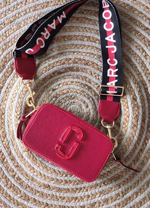 Жіноча сумка 👜 marc jacobs the snapshot red