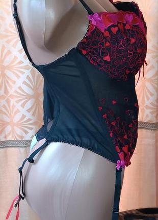 Корсет женский с вышивкой, эротическое белье, женское белье, корсет сетка, корсет соблазни...