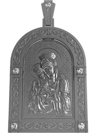 Ладанка серебряная православная 410880