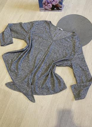 Кофточка трикотажка пуловер серого цвета george