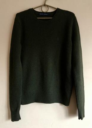 Брендовый свитер ralph lauren. шерсть и кашемир