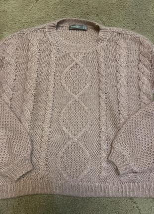 Свитер шерсть мохер оверсайз