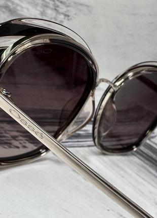 Сонцезахисні окуляри жіночі класичні з лінзами градієнт оправа ацетат красиві тонкі металеві дужки3 фото