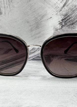 Сонцезахисні окуляри жіночі класичні з лінзами градієнт оправа ацетат красиві тонкі металеві дужки5 фото