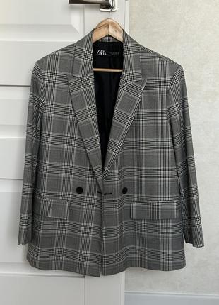 Серый пиджак zara6 фото