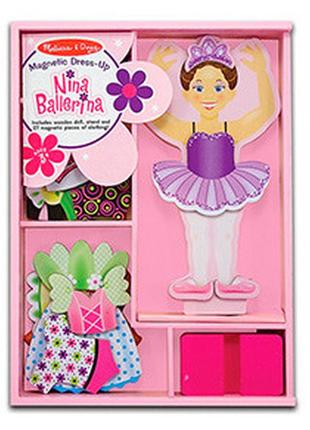 Магнитная одевалка "одень нину-балерину" md13554 melissa&doug